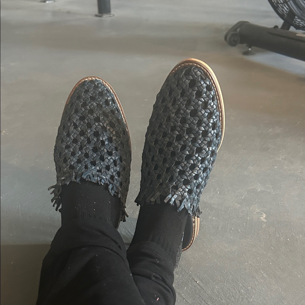 Free People Black Woven Flats - Picture 4 of 4
